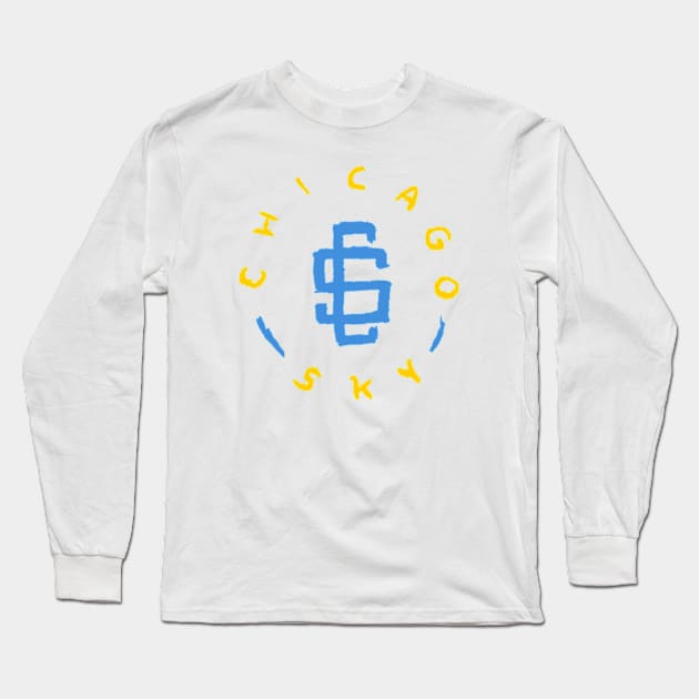 Chicago Skyyy 17 Long Sleeve T-Shirt by Very Simple Graph